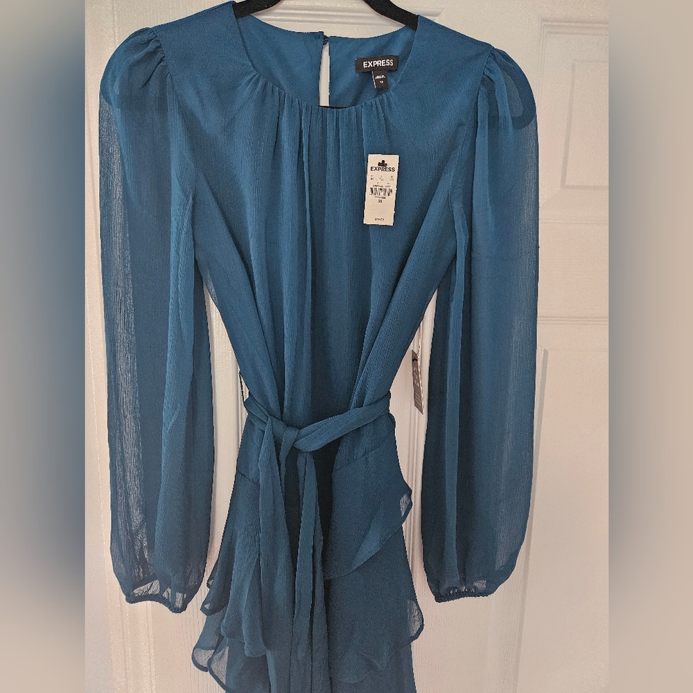 New Express mini dress with long sleeves